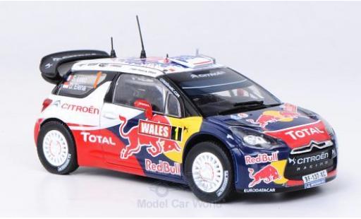 Modellautos DS Automobiles DS3 1/43 Norev Citroen WRC No.1 Red Bull -Total Rallye WM Rallye Großbritannien 2011 S.Loeb/D.Elena DS Automobiles DS3 1/43 Norev Citroen WRC No.1 Red Bull -Total Rallye WM Rallye Großbritannien 2011 S.Loeb/D.Elena modellautos