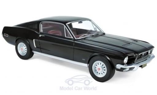 Modellautos Ford Mustang 1/12 Norev Fastback schwarz 1968 Ford Mustang 1/12 Norev Fastback schwarz 1968 modellautos