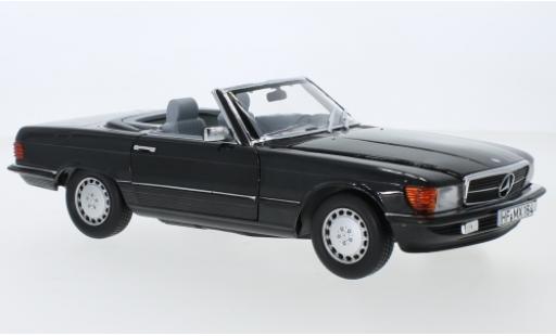 Mercedes 300 1/18 Norev SL (R107) mettalic anthrazit 1986 avec détachable Hardtop modellautos