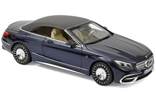 Modellautos Mercedes Classe S 1/18 Norev Maybach S650 Cabriolet mettalic blau 2018 Mercedes Classe S 1/18 Norev Maybach S650 Cabriolet mettalic blau 2018 modellautos
