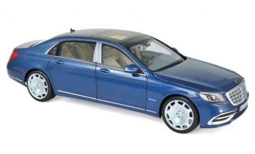 Modellautos Mercedes Classe S 1/18 Norev Maybach S650 mettalic blau 2018 Mercedes Classe S 1/18 Norev Maybach S650 mettalic blau 2018 modellautos