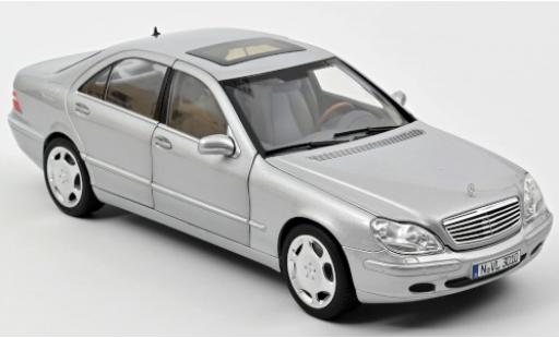 Mercedes Classe S 1/18 Norev S 600 (W220) silber 1998 modellautos