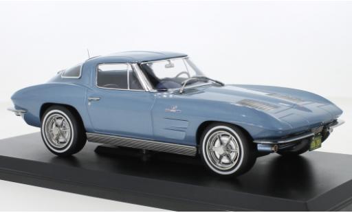 Modellautos Chevrolet Corvette 1/18 Norev Sting Ray (C2) metallise blau 1963 Chevrolet Corvette 1/18 Norev Sting Ray (C2) metallise blau 1963 modellautos