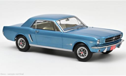 Modellautos Ford Mustang 1/18 Norev Hardtop Coupe metallise turquoise 1965 Ford Mustang 1/18 Norev Hardtop Coupe metallise turquoise 1965 modellautos