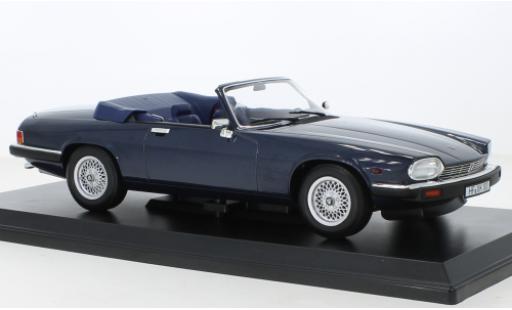Jaguar XJ 1/18 Norev -S 5.3 H.E. Cabrio metallise blau 1988 modellautos