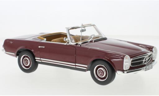 Modellautos Mercedes 230 1/18 Norev SL rouge foncé 1963 Mercedes 230 1/18 Norev SL rouge foncé 1963 modellautos
