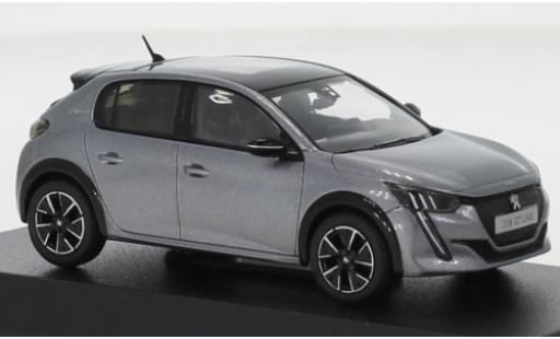 Modellautos Peugeot 208 1/43 Norev GT Line metallise gris/noire 2019 Peugeot 208 1/43 Norev GT Line metallise gris/noire 2019 modellautos