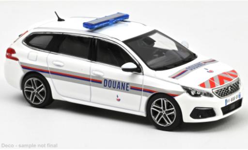 Peugeot 308 1/43 Norev SW Douanes (F) 2018 modellautos