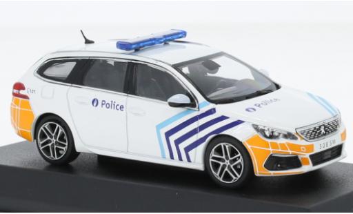 Peugeot 308 1/43 Norev SW Police (BE) 2018 modellautos