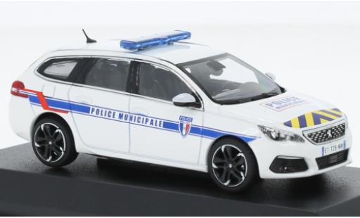 Peugeot 308 1/43 Norev SW Police Municipale (F) 2018 modellautos