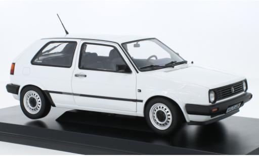Modellautos Volkswagen Golf 1/18 Norev II CL blanche 1988 Volkswagen Golf 1/18 Norev II CL blanche 1988 modellautos