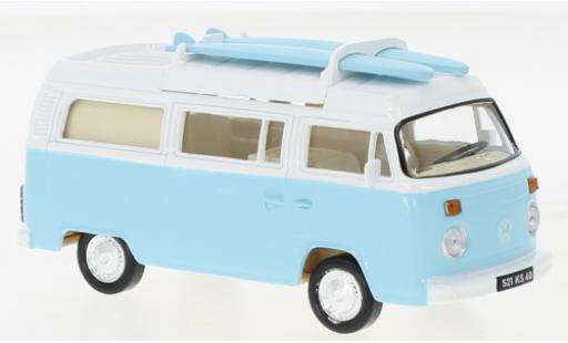 Modellautos Volkswagen T2 1/43 Norev b Camper Van bleu clair 1973 Volkswagen T2 1/43 Norev b Camper Van bleu clair 1973 modellautos