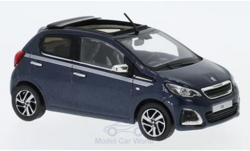 Peugeot 108 1/43 Norev TOP! Collection blau 2017 modellautos