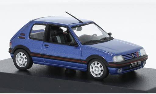 Peugeot 205 1/43 Norev GTI 1.9 metallise blau 1992 1:43 modellautos