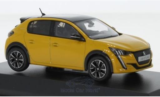 Modellautos Peugeot 208 1/43 Norev GT gelb/schwarz 2019 Peugeot 208 1/43 Norev GT gelb/schwarz 2019 modellautos