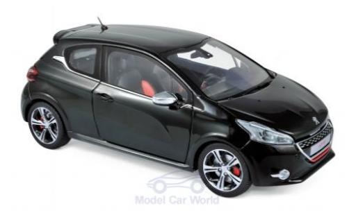 Modellautos Peugeot 208 1/18 Norev GTi mettalic schwarz 2013 Peugeot 208 1/18 Norev GTi mettalic schwarz 2013 modellautos