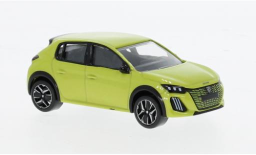 Peugeot 208 1/64 Norev metallise gelb 2024 1:64 modellautos