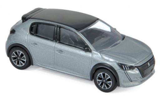Modellautos Peugeot 208 1/64 Norev mettalic grau/schwarz 2019 Peugeot 208 1/64 Norev mettalic grau/schwarz 2019 modellautos