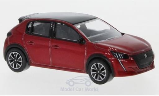 Modellautos Peugeot 208 1/64 Norev mettalic rot 2019 Peugeot 208 1/64 Norev mettalic rot 2019 modellautos