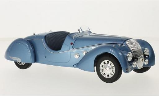 Modellautos Peugeot 302 1/18 Norev Darl-Mat Roadster mettalic blau 1937 Peugeot 302 1/18 Norev Darl-Mat Roadster mettalic blau 1937 modellautos