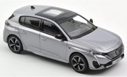 Peugeot 308 1/43 Norev GT mettalic grau 2021 modellautos