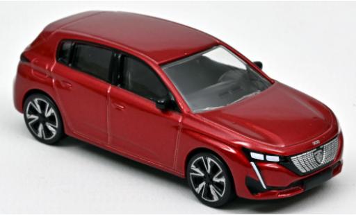 Modellautos Peugeot 308 1/64 Norev mettalic rot 2021 Peugeot 308 1/64 Norev mettalic rot 2021 modellautos