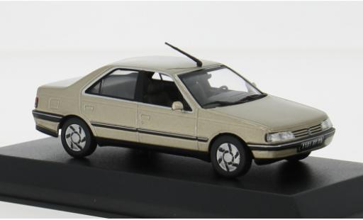 Modellautos Peugeot 405 1/43 Norev SRi metallise beige 1991 1:43 Peugeot 405 1/43 Norev SRi metallise beige 1991 1:43 modellautos