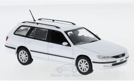 Peugeot 406 1/43 Norev Break weiss 2003 modellautos