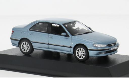 Peugeot 406 1/43 Norev metallise blau 2002 1:43 modellautos
