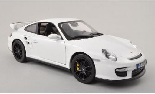 Porsche 997 GT2 1/18 Norev 911 ( II) weiss 2007 1:18 modellautos