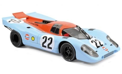 Modellautos Porsche 917 1970 1/12 Norev K RHD No.22 Gulf 24h Frankreich 1970 D.Hobbs/R.Attwood Porsche 917 1970 1/12 Norev K RHD No.22 Gulf 24h Frankreich 1970 D.Hobbs/R.Attwood modellautos
