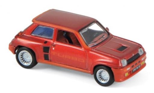Modellautos Renault 5 1/87 Norev Turbo mettalic rot 1980 Renault 5 1/87 Norev Turbo mettalic rot 1980 modellautos