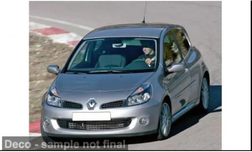 Modellautos Renault Clio 1/18 Norev R.S silber 2007 1:18 Renault Clio 1/18 Norev R.S silber 2007 1:18 modellautos