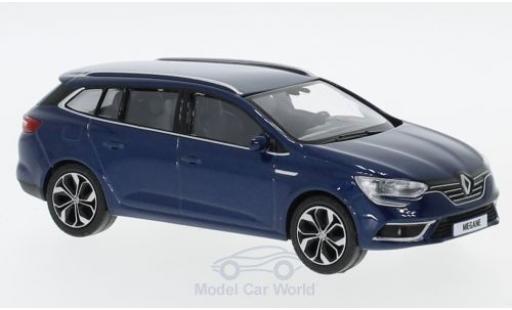 Renault Megane 1/43 Norev Estate mettalic blau 2016 modellautos