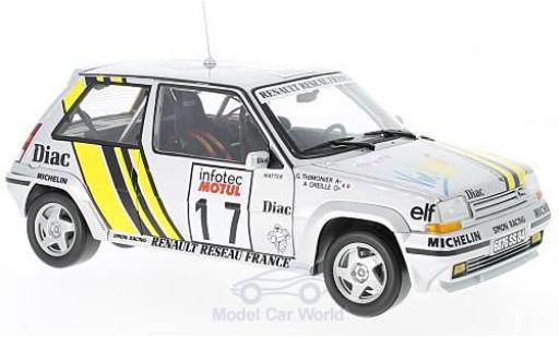 Modellautos Renault 5 GT Turbo 1/18 Norev Supercinq GT Turbo No.17 Rallye WM Tour de Corse 1989 J.Ragnotti/G.Thimonier Renault 5 GT Turbo 1/18 Norev Supercinq GT Turbo No.17 Rallye WM Tour de Corse 1989 J.Ragnotti/G.Thimonier modellautos