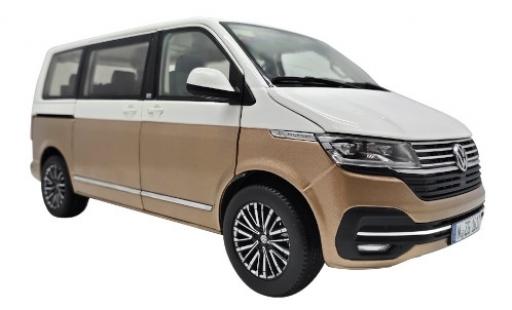 Modellautos Volkswagen T6 1/18 NZG .1 Multivan Generation Six weiss/bronze 2019 Volkswagen T6 1/18 NZG .1 Multivan Generation Six weiss/bronze 2019 modellautos