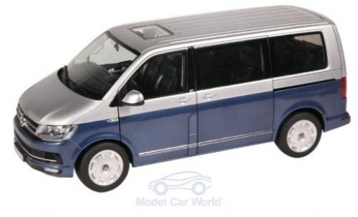 Modellautos Volkswagen T6 1/18 NZG Multivan mettalic blau/silber 2015 Generation Six Volkswagen T6 1/18 NZG Multivan mettalic blau/silber 2015 Generation Six modellautos