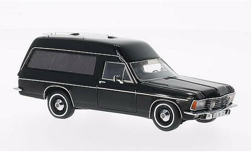 Opel Admiral B 1/43 Matrix Bestattungswagen schwarz 1974 modellautos