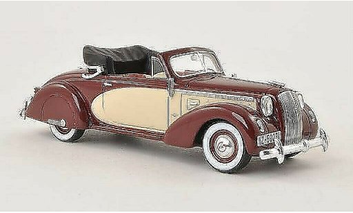 Opel Admiral Vorkrieg 1/43 Matrix Hebmuller Cabrio rot/beige 1938 modellautos