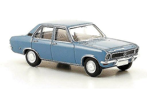 Opel Ascona A Base 1/87 Brekina blau 1970 modellautos