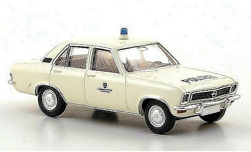 Opel Ascona A Base 1/87 Brekina Polizei Wiesbaden 1970 modellautos