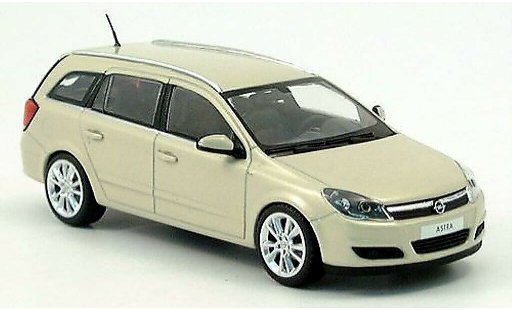 Opel Astra Caravan 1/43 Minichamps H beige 2004 modellautos
