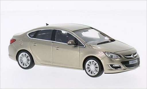 Opel Astra Limousine 1/43 Minichamps J mettalic beige modellautos
