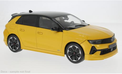 Opel Astra 1/18 MCG L gelb 2023 1:18 modellautos