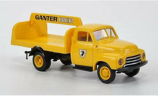 Opel Blitz Base 1/87 Brekina Getrankepritsche Ganter Bier modellautos