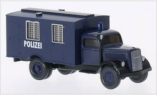 Opel Blitz Base 1/87 Wiking Koffer blau modellautos
