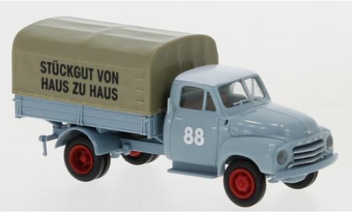 Modellautos Opel Blitz 1/87 Brekina PP blaugraue 1:87 Opel Blitz 1/87 Brekina PP blaugraue 1:87 modellautos