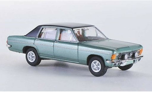 Opel Diplomat B Base 1/87 Brekina B gr&Atilde;&frac14;n/matt-schwarz modellautos