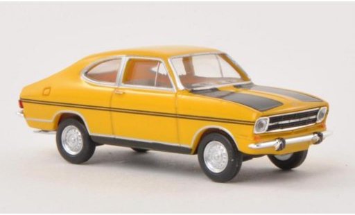Opel Kadett B B 1/87 Herpa Coupe Rally gelb/matt-schwarz modellautos