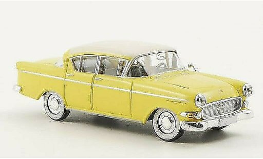 Opel Kapitan P2.5 1/87 Brekina P 2.5 gelb/weiss modellautos